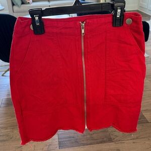 Red Dress Boutique Fiery Red Mini Skirt